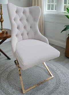 Esszimmer Stuhl 1 Sitzer Sessel Edelstahl Luxus Modern Möbel Design Sofort