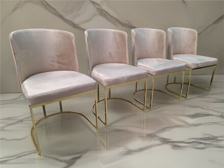 Esszimmer Rosa 6x Stühle Holz Luxus Sessel Wohnzimmer Möbel 6tlg. Sofort