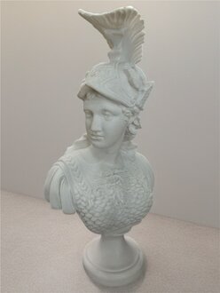 Büste Weiß Deko Figur Statue Skulptur Figuren Statuen Skulpturen Sofort