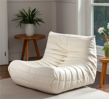 Design Sessel Luxus Wohnzimmer Weiß 1 Sitzer Relax Club Polster Sofort