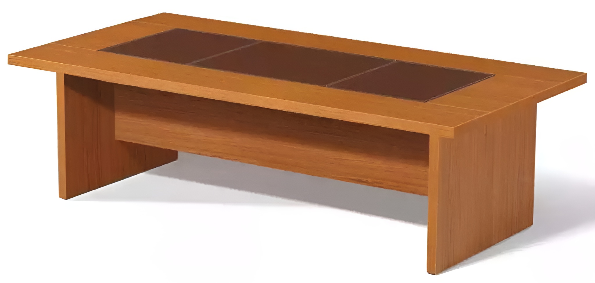 Bürotisch Konferenztisch Braun Einrichtung Design Besprechungstisch 240x120