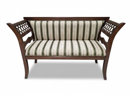 Polsterbank Designer Wohnzimmer Beige Klassische Sitzmöbel Luxus Sofort
