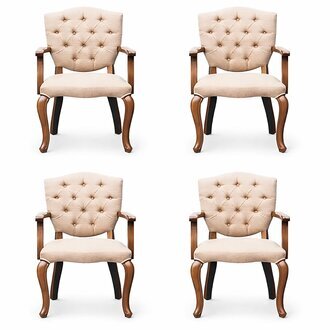 Esszimmer Stuhl Garnitur Sessel Gastro Design 4x Stühle Gruppe Set Sofort