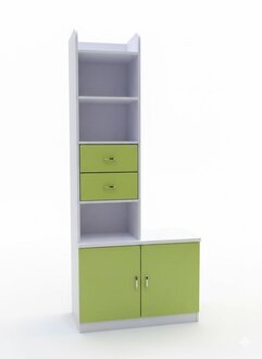 Schrank aus Holz Aktenschrank Büroschrank Kleiderschrank für Kinder und Büro Sofort