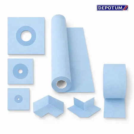 Abdichtungsbahn Dichtband Manschette 3D Ecke P3 Bad Dusche Balkon