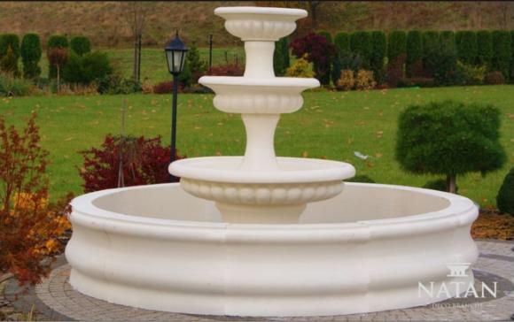Becken Garten Teich Zierbrunnen Springbrunnen Skulptur Brunnen Deko
