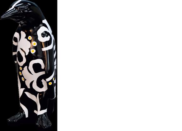 Design Pinguin Abstrakt Figur Statue Skulptur Figuren Skulpturen Dekoration