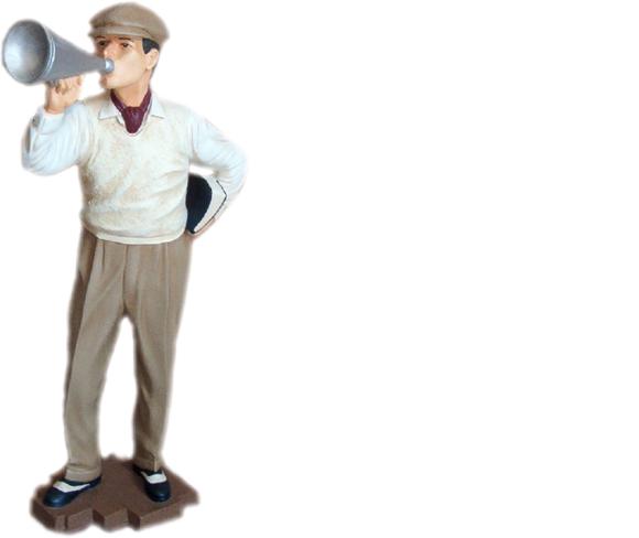 Design Filmregisseur Figur Statue Skulptur Figuren Skulpturen Dekoration