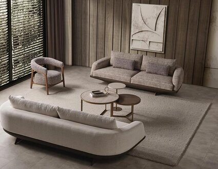 Sofagarnitur Sofa Komplette Couchgarnitur 2x 3-Sitzer Sofas Sofas Luxus Sessel