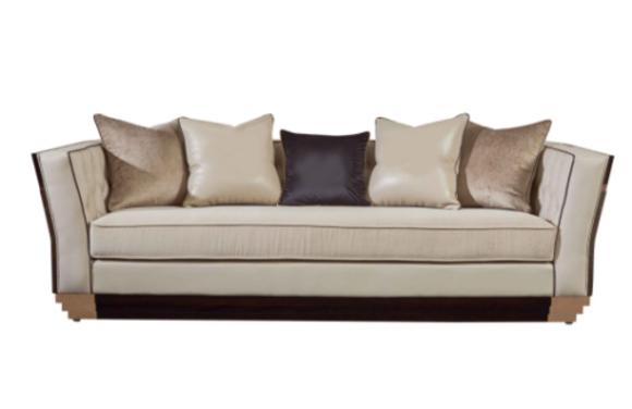 Klassische Design Couch Sitz Komplett Polster Set Garnitur 3+2+1 Holz Textil Neu