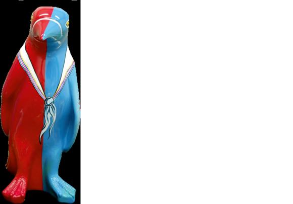 Design Pinguin Figur Statue Skulptur Figuren Skulpturen Abstrakt Dekoration