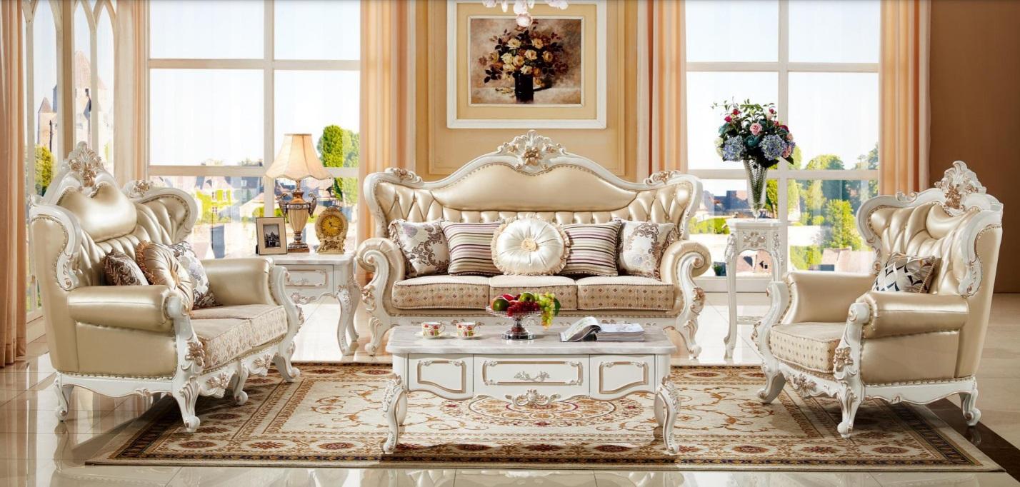 Klassische Chesterfield Sofagarnitur Couch Set Polster Wohnzimmer Möbel