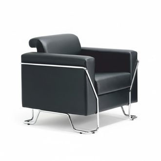 1 Sitzer Couchen Polster Sessel Couch Polster Designer Textil Büromöbel Sitz