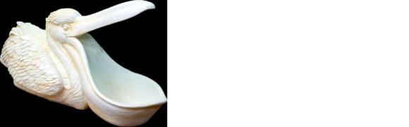 Design Pelikan Figur Statue Skulptur Figuren Skulpturen Dekoration