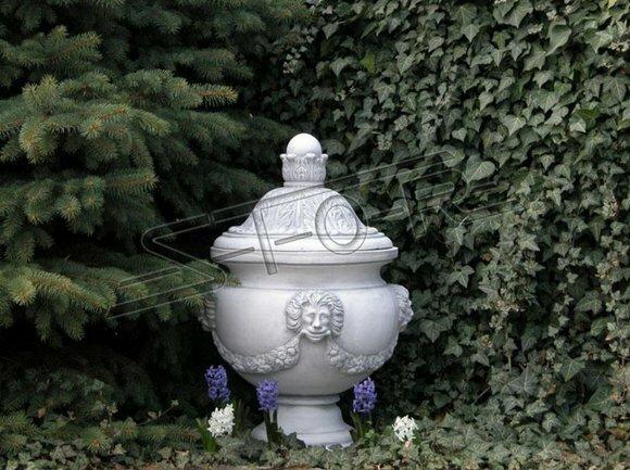 Design Blumentopf Top Pflanz Kübel Gefäß Töpfe Figur Gesicht
