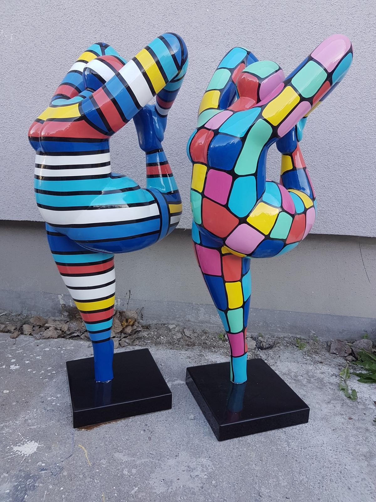 Abstrakte Deko Figur Statue Skulptur 200cm Figuren Statuen Skulpturen