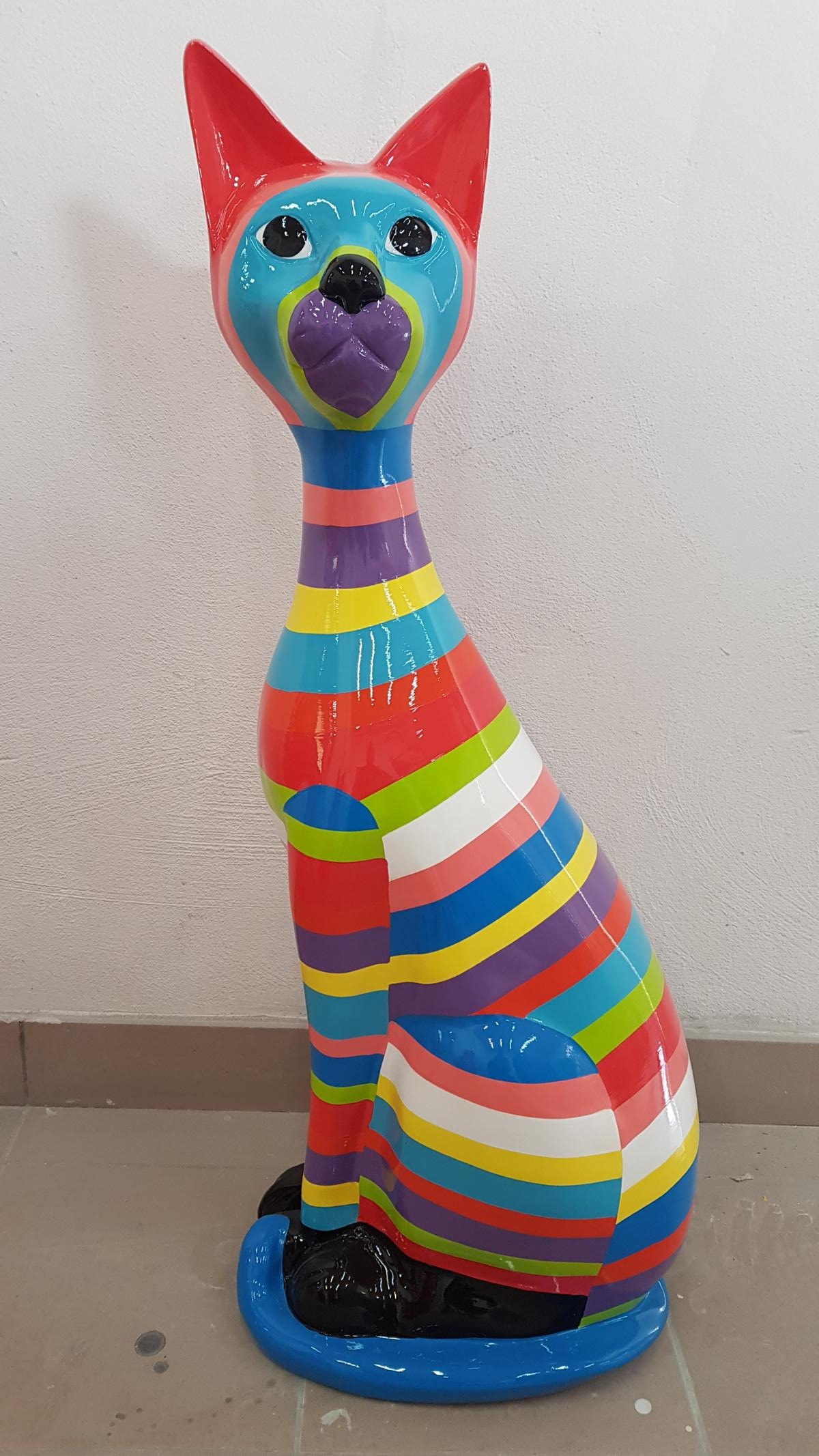 Handarbeit Abstrakte Figur Statue Design Bunte Dekorative Statuen Skulptur