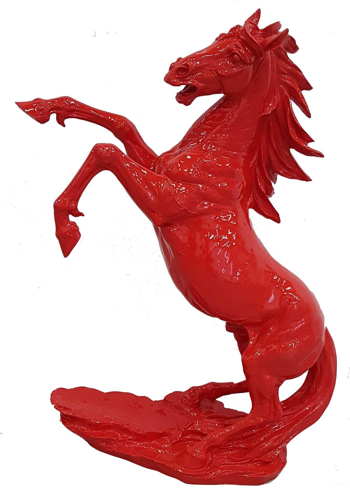 Moderne Dekoration Figur Statue Skulptur Abstrakt 92 cm Rotes