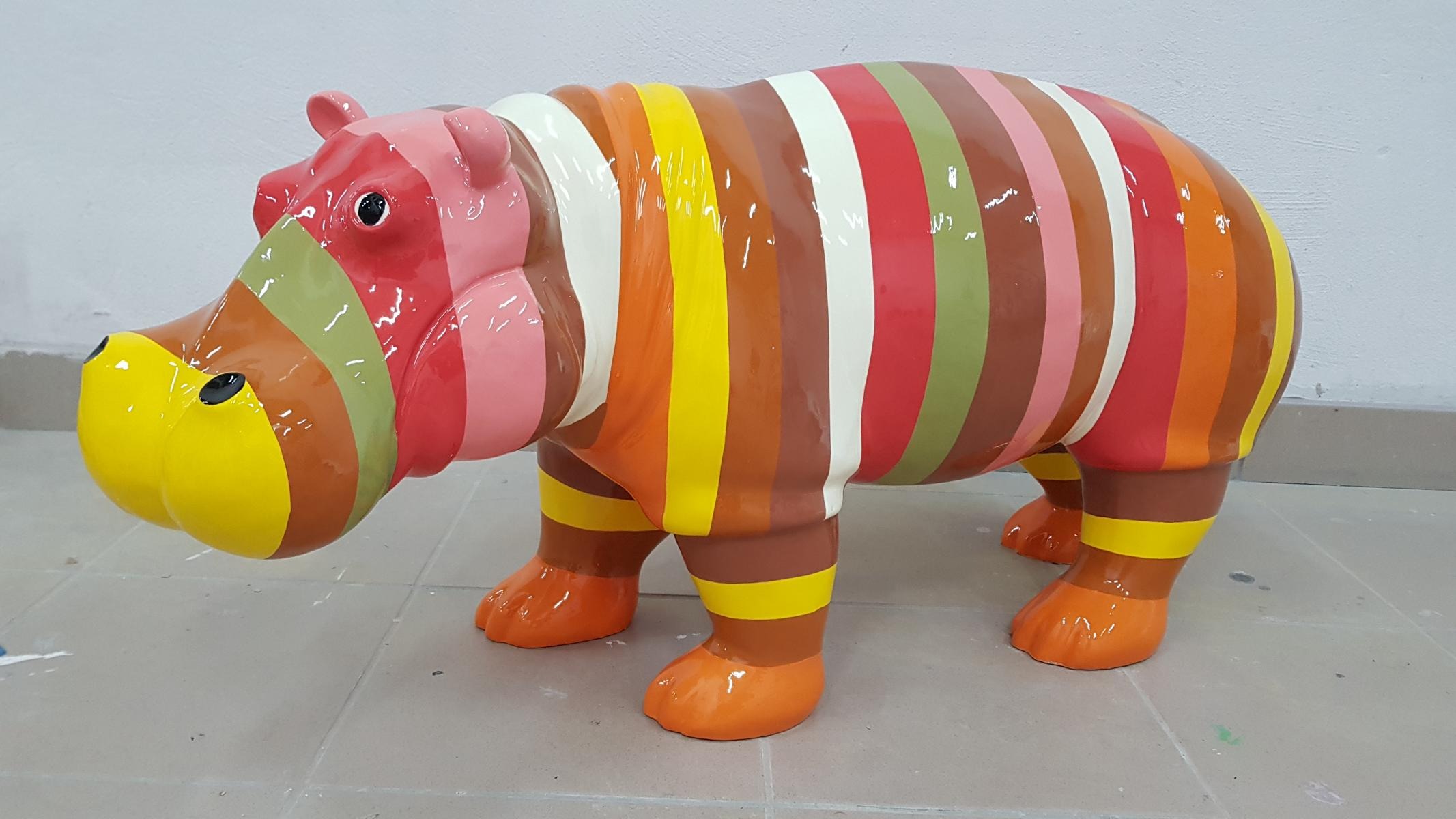 Abstrakte Dekorative Bunte Figur Statue Skulptur 320cm Figuren Statuen