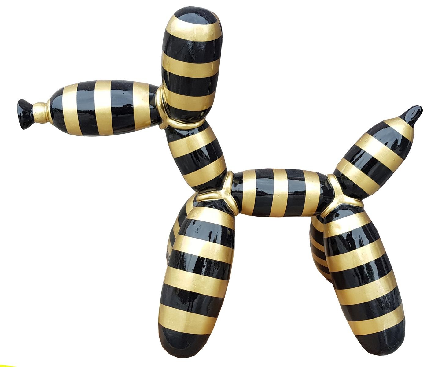 Abstrakte Skulptur Ballon Hund Deko Figur Statue 57cm Figuren Statuen