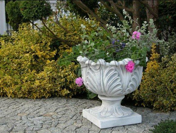 Design Blumentopf Top Planz Kübel Gefäß Deko Töpfe Figur Gesicht Skulptur