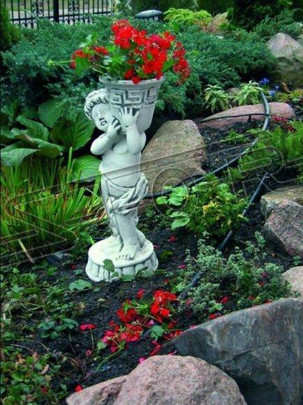 Blumenkübel Pflanz Kübel Dekoration Figur Vasen Blumentöpfe Garten Natur