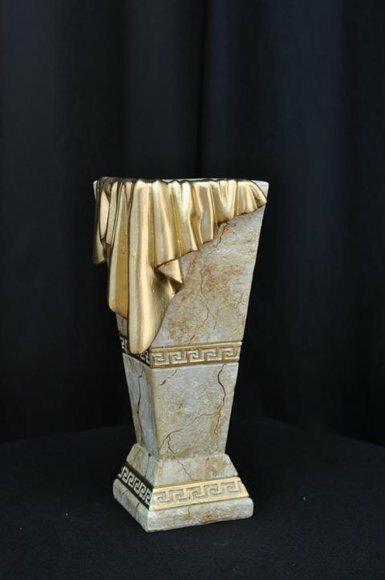 XXL Big Vase Design Medusa Antik Stil Blumen Vasen Pokal Deko