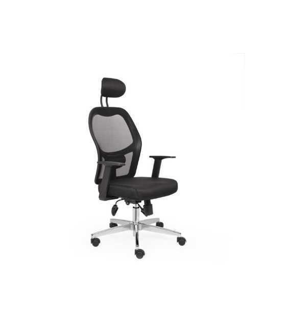 Bürostühle Luxus Schwarz gepolstert Computer-Drehstuhl Möbel Chefsessel