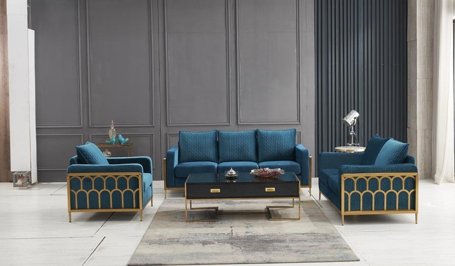 Sofagarnitur 3+2 Sitzer Sofa Sitz Couch Polster Moderne Garnitur Couchen