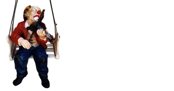 Design Clown Figur Statue Skulptur Karikatur Figuren Skulpturen Dekoration