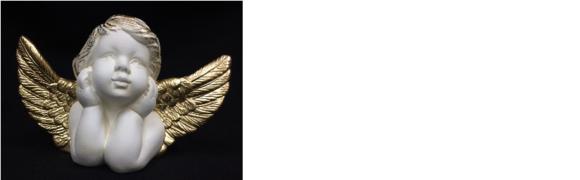Design Amor Büste Figur Statue Skulptur Deko Skulpturen Gold Weiß Figuren