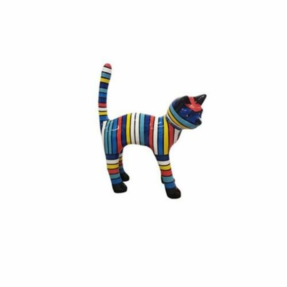 Moderne Skulptur Dekoration Abstrakte Figur Statuen Deko Statue Katze Kunststoff