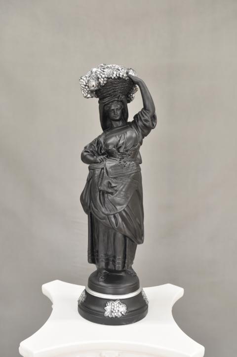 Design Figuren Sil Dekoration Statue Bäuerin Skulpturen Skulptur Figur