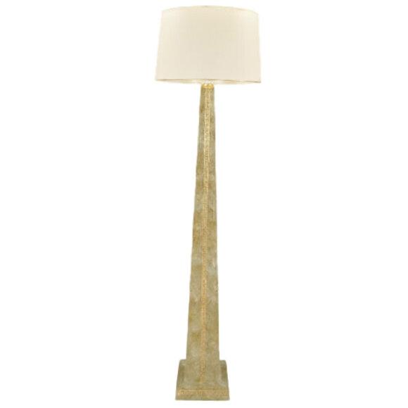 Design Stehllampe Designer Steh Leuchte Lampe Schirm Pyramide