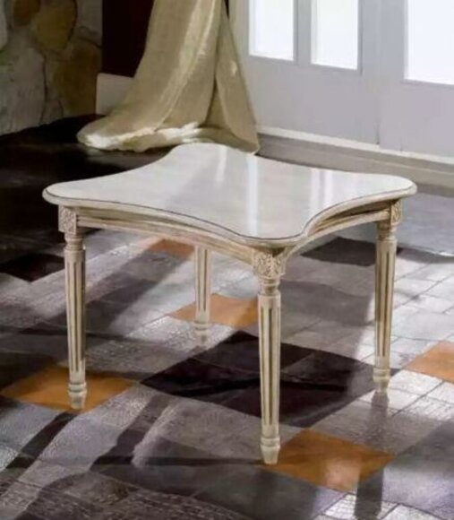 Klassischer Luxus Couchtisch Wohnzimmer Designer Tisch Neu Beistell Tisch