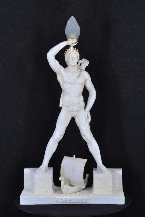 Stehleuchte Lampe Leuchte Antik Statue Figur Skulpturen Skulptur
