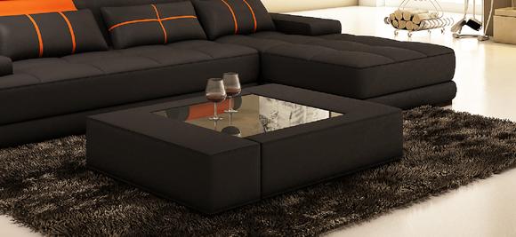 Luxus Glastisch Moderner Beistell Wohnzimmer Tische Glas SOFORT LIEFERBAR