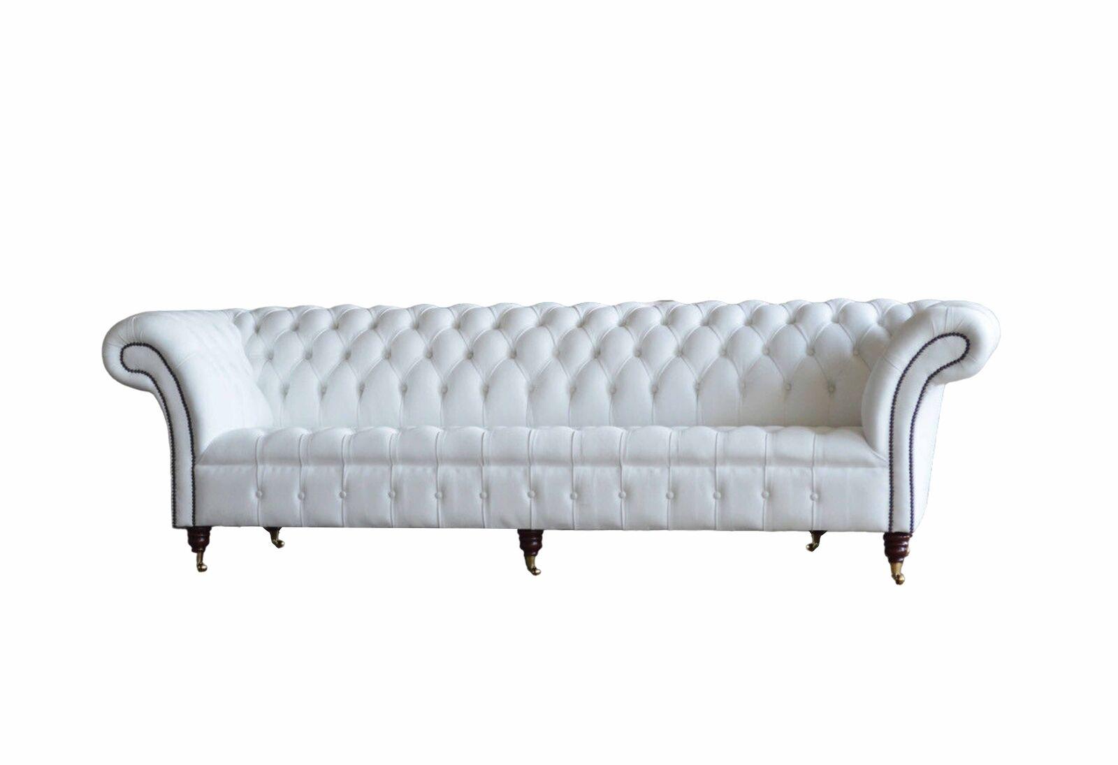 Chesterfield 4 Sitzer Wohnzimmer Englisches Design Couchen Sofa Möbel Neu