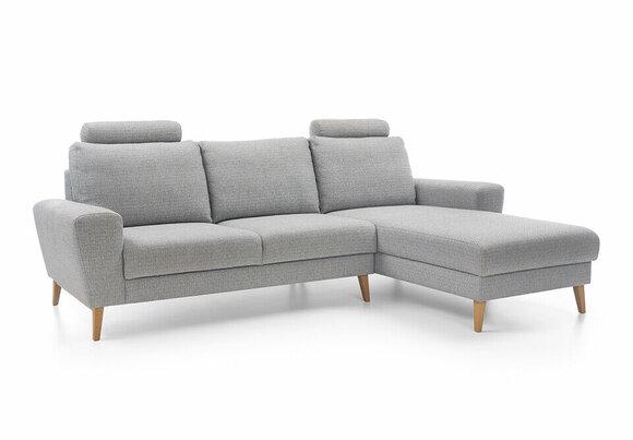 Design Ecksofa Couch Multifunktion Wohnlandschaft Textil Polster Sofas Leder