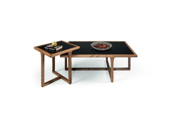 Moderner Couchtisch 2x für Wohnzimmer Luxur Möbel braun neuer Möbel
