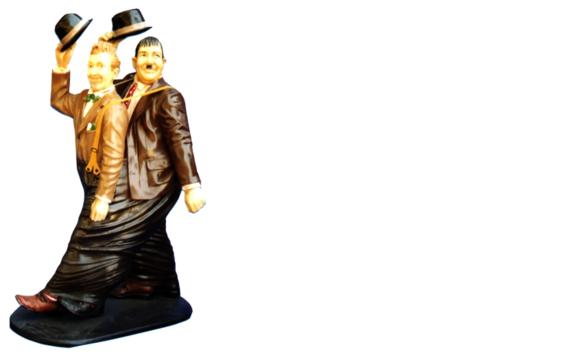 Design Figur Zwillinge Statue Skulptur Figuren Skulpturen Dekoration