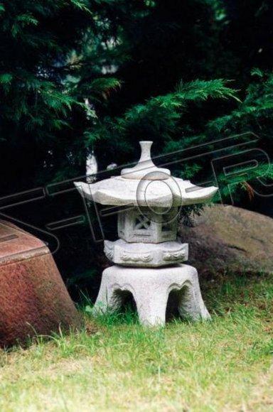 Blumen Dekoration Japanischer Garten Haus Statue Figur Deko