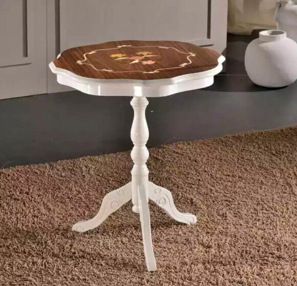 Runder Luxus Designer Couchtisch Wohnzimmer Tisch Beistell Tisch Möbel