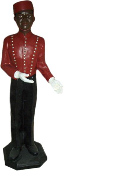 Hotelier Junge Gastronomie Figur Statue Skulptur Figuren Skulpturen