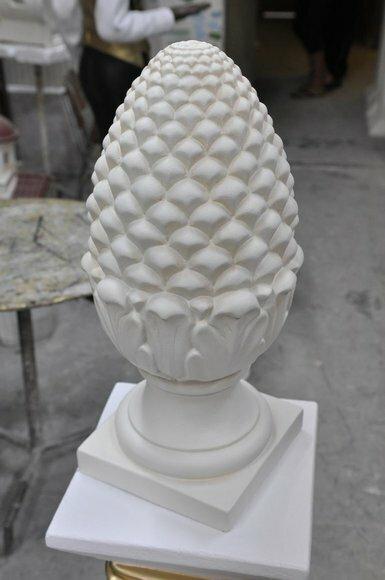 Artischocke Statue Figur Skulptur Römischer Antik Stil Design Deko