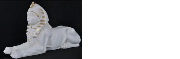 Design Ägyptischer Figur Sphinx Statue Skulptur Skulpturen