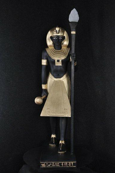 Stehleuchte Skulptur Figur Lampen Leuchte Ägypten Statue Figuren