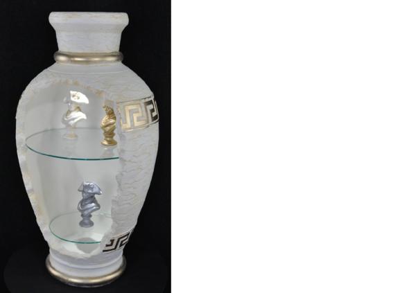 Design Bar Vasenbar Regal Glas Leuchte Vase Schrank Vitrinen 6861