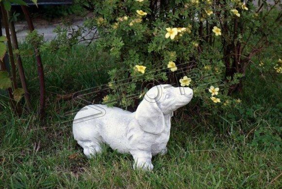 Garten Dekoration Dackel Terrasse Figuren Figur Deko Statue