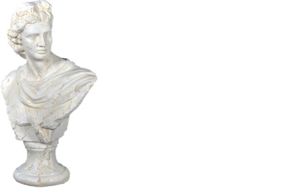 Design Apollo Büste Figur Statue Skulptur Skulpturen Figuren